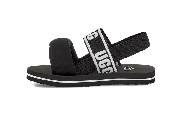 (Infant) UGG Zuma Slide 'Nylon Comfort Lightweight Black' 1124917T-BLK