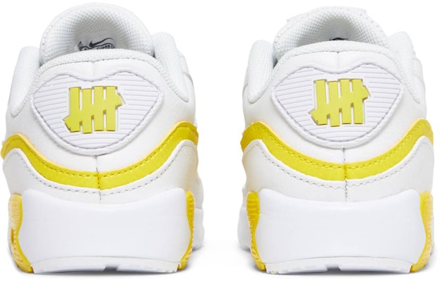 (Toddler) Undefeated x Nike Air Max 90 BT 'White Optic Yellow' CQ4615-101 Details for (Toddler) Undefeated x Nike Air Max 90 BT 'White Optic Yellow' CQ4615-101