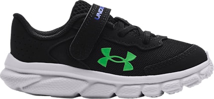 (Infant) Under Armour Assert 9 AC 'Black Green' 3024637-005 (Infant) Under Armour Assert 9 AC 'Black Green' 3024637-005