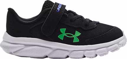 (Infant) Under Armour Assert 9 AC 'Black Green' 3024637-005 (Infant) Under Armour Assert 9 AC 'Black Green' 3024637-005