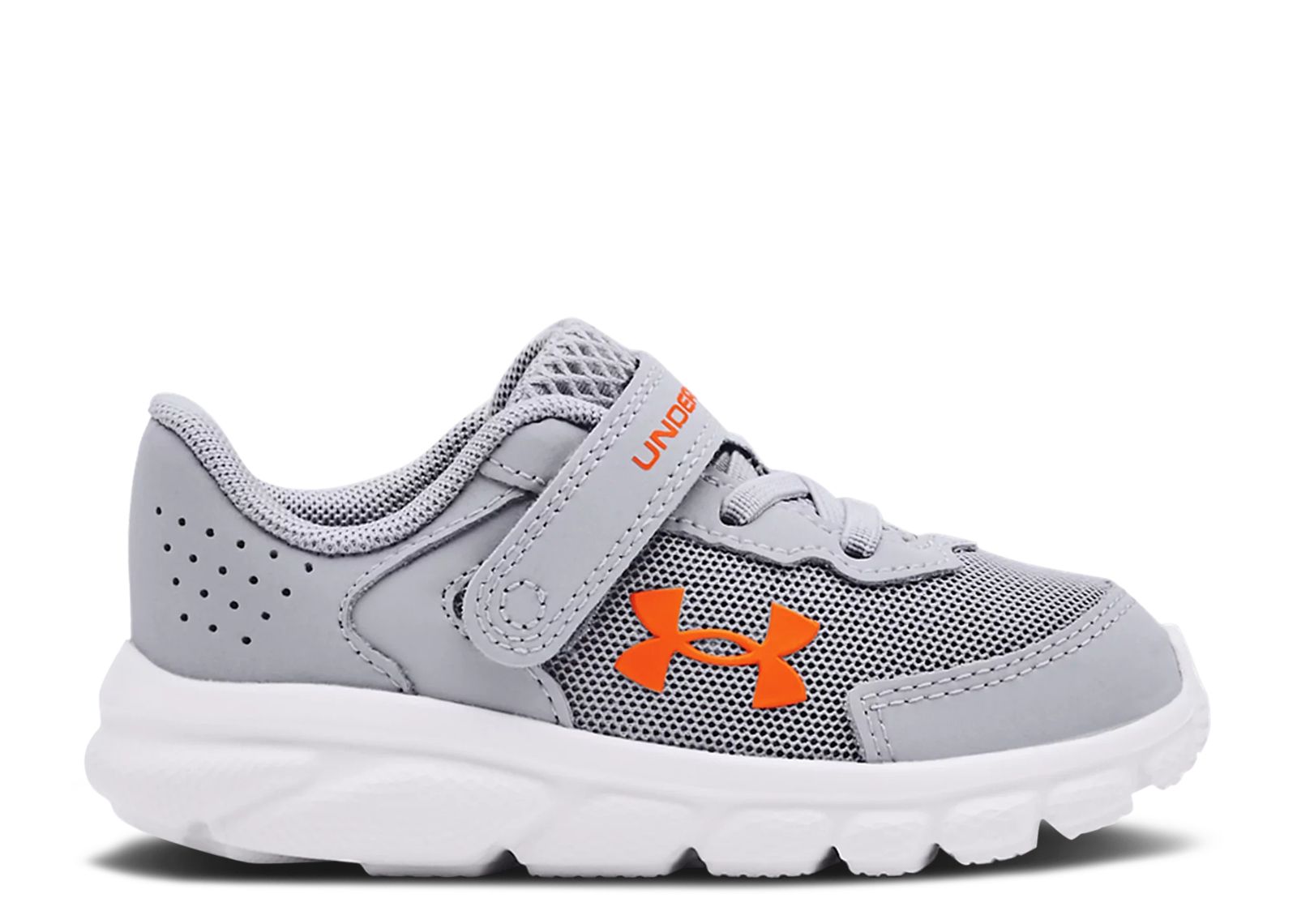 (Infant) Under Armour Assert 9 AC 'Mod Grey White' 3024637-107