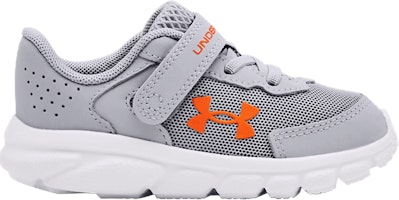(Infant) Under Armour Assert 9 AC 'Mod Grey White' 3024637-107 (Infant) Under Armour Assert 9 AC 'Mod Grey White' 3024637-107