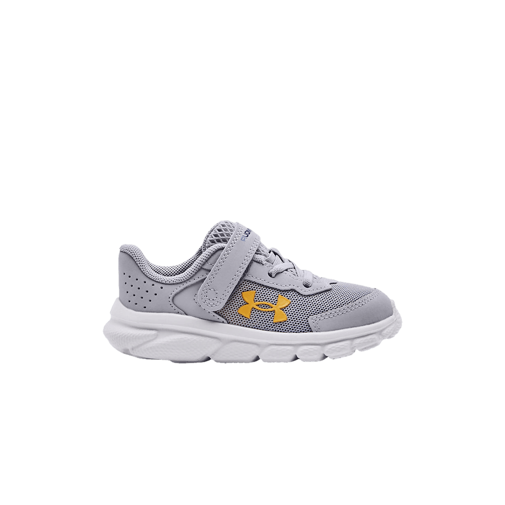 (Infant) Under Armour Assert 9 AC 'Mod Grey Yellow' 3024637-103
