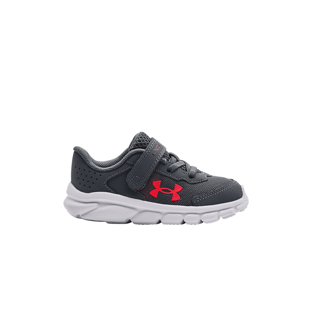 (Infant) Under Armour Assert 9 AC 'Pitch Grey Chestnut Red' 3024637-102