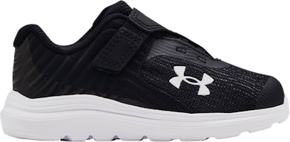 (Infant) Under Armour Outhustle AC 'Black White' 3024831-002 (Infant) Under Armour Outhustle AC 'Black White' 3024831-002