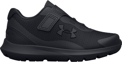 (Infant) Under Armour Surge 3 AC 'Triple Black' 3024991-003 (Infant) Under Armour Surge 3 AC 'Triple Black' 3024991-003