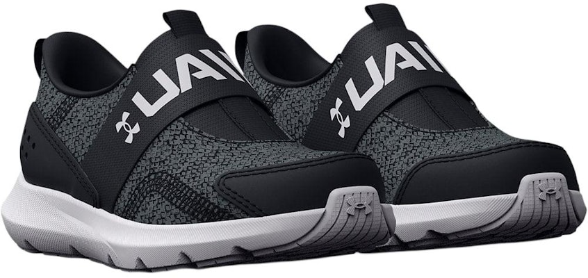 (Infant) Under Armour Surge 3 Slip 'Black White' 3026530-001 Lookbook (Infant) Under Armour Surge 3 Slip 'Black White' 3026530-001