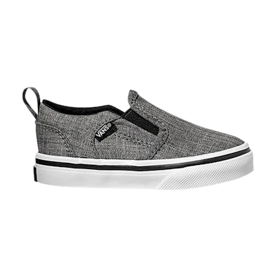 (Infant) Vans Asher V 'Black White'