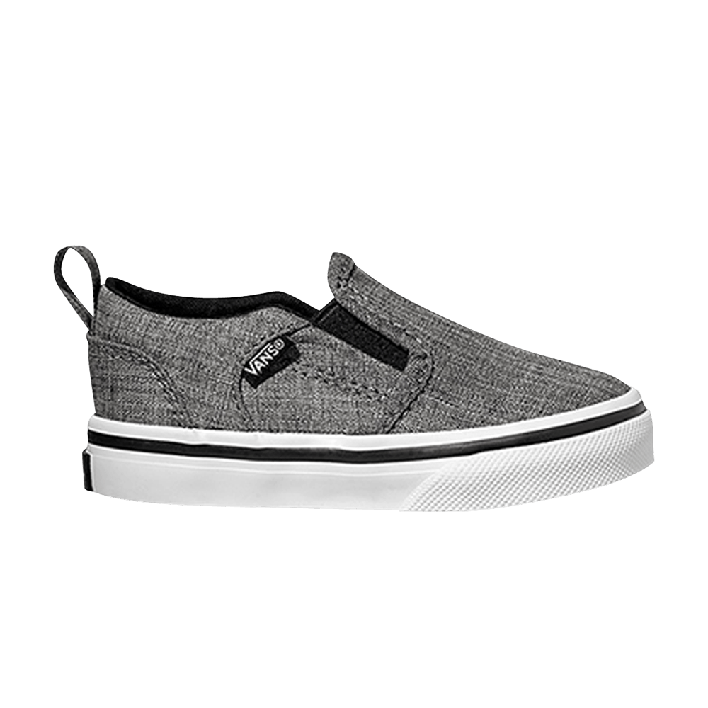 (Infant) Vans Asher V 'Black White' VN0A344MJKT