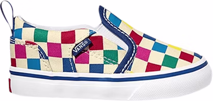 (Infant) Vans Asher V 'Checkerboard - Multi' VN0A38E2U3O (Infant) Vans Asher V 'Checkerboard - Multi' VN0A38E2U3O