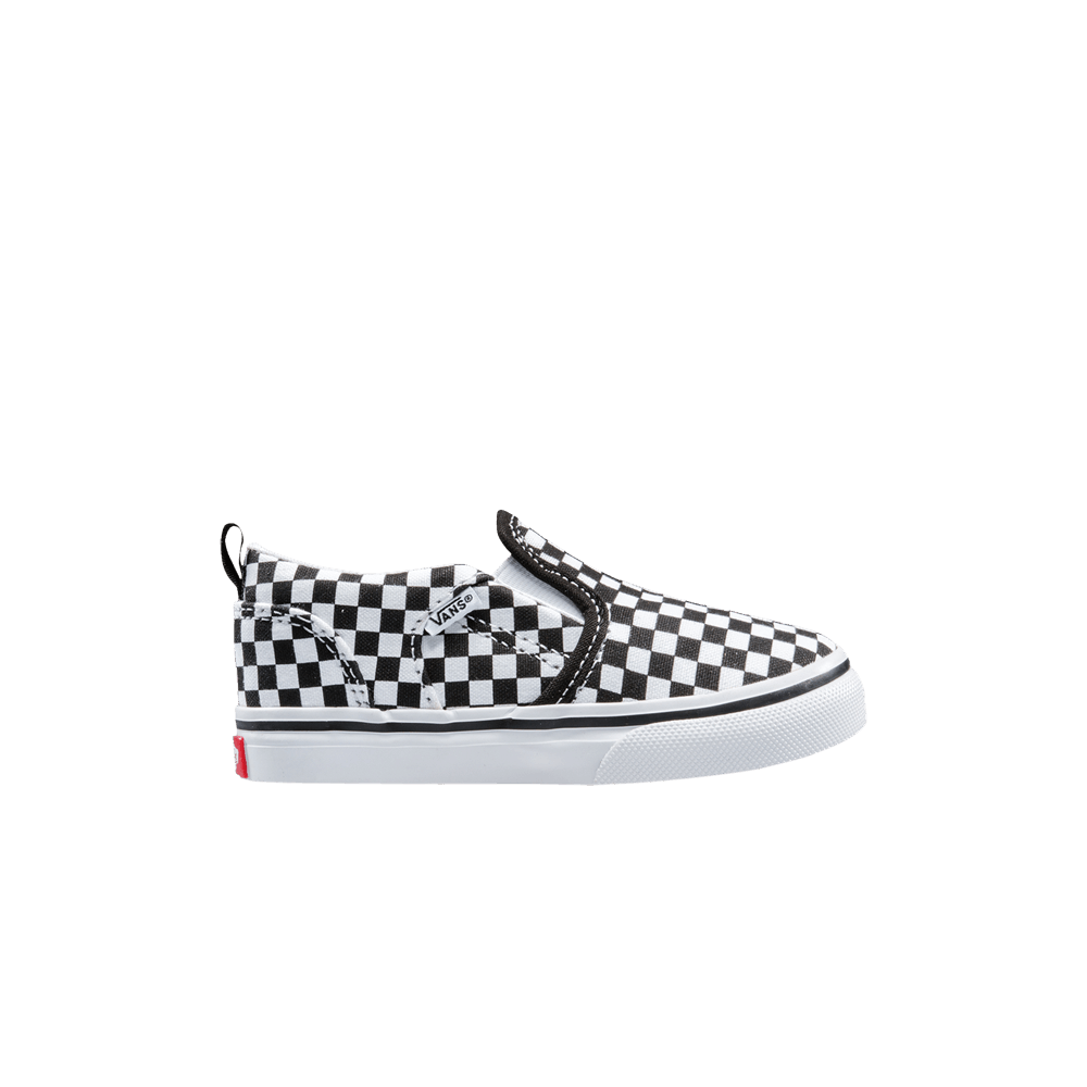 (Infant) Vans Asher V 'Checkers - Black White' VN000XE9543