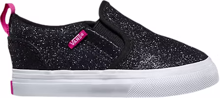 (Infant) Vans Asher V 'Glitter Black' VN0A38E2831 (Infant) Vans Asher V 'Glitter Black' VN0A38E2831
