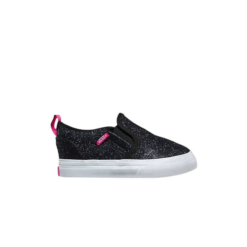 (Infant) Vans Asher V 'Glitter Black' VN0A38E2831