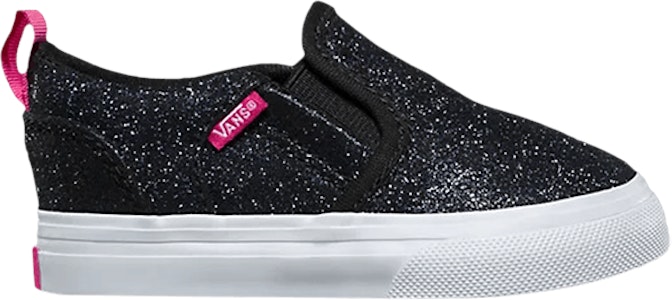 (嬰兒) Vans Asher V '閃亮黑色' VN0A38E2831 Buy (嬰兒) Vans Asher V '閃亮黑色' VN0A38E2831