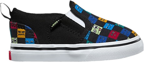 (Infant) Vans Asher V 'Monster Checkerboard' VN000XE9U3Q (Infant) Vans Asher V 'Monster Checkerboard' VN000XE9U3Q