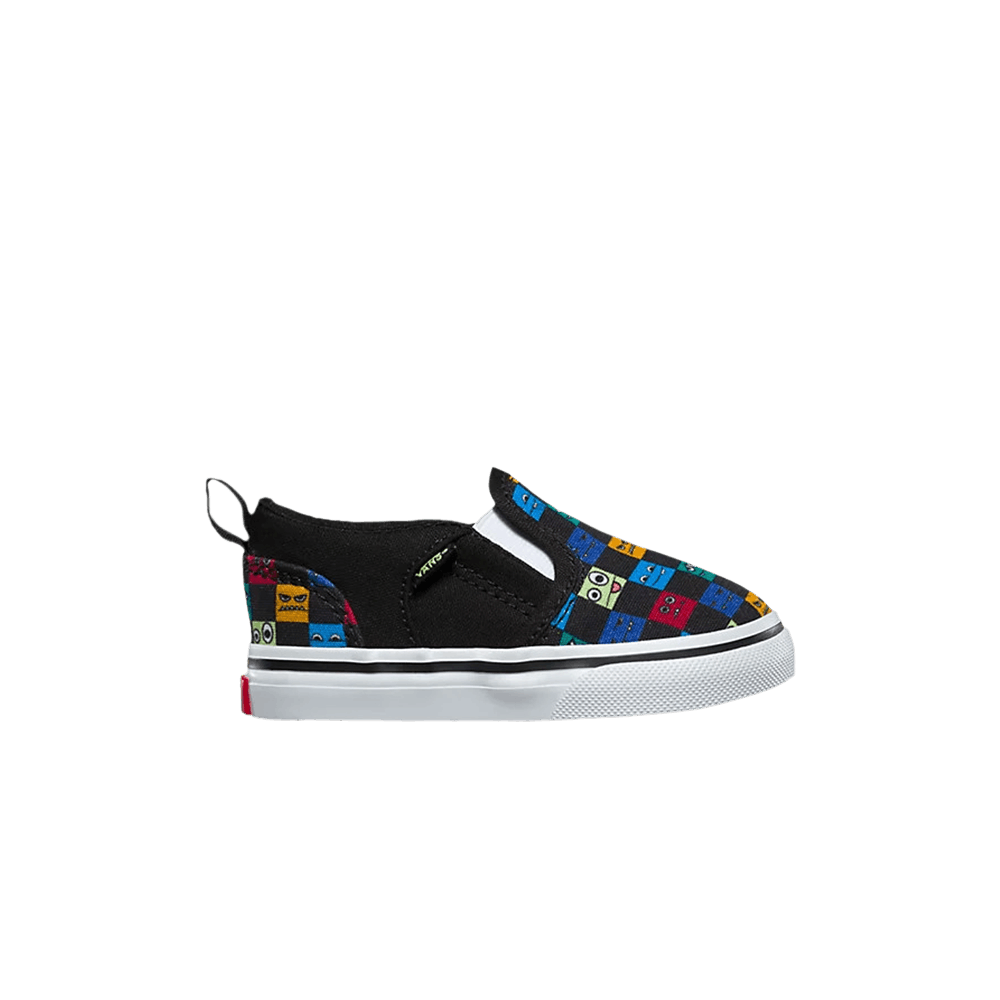 (Infant) Vans Asher V 'Monster Checkerboard' VN000XE9U3Q