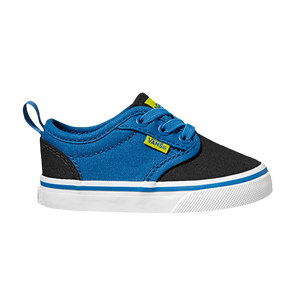 (Infant) Vans Atwood Slip-On '2-Tone Black Victoria Blue' VN0A2XSPQ5Y