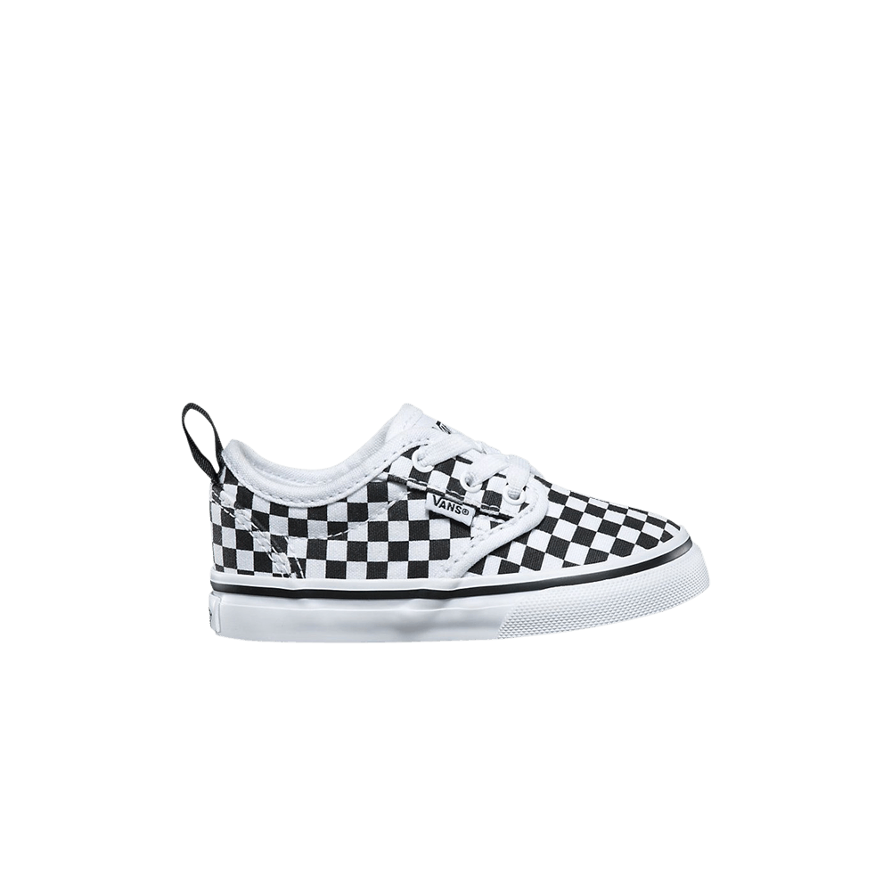 (Infant) Vans Atwood Slip-On &#x27;Checkerboard - Black&#x27; VN0A2XSPHRK