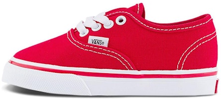 (Infant) Vans Authentic 'Red' VN000ED9RED (Infant) Vans Authentic 'Red' VN000ED9RED