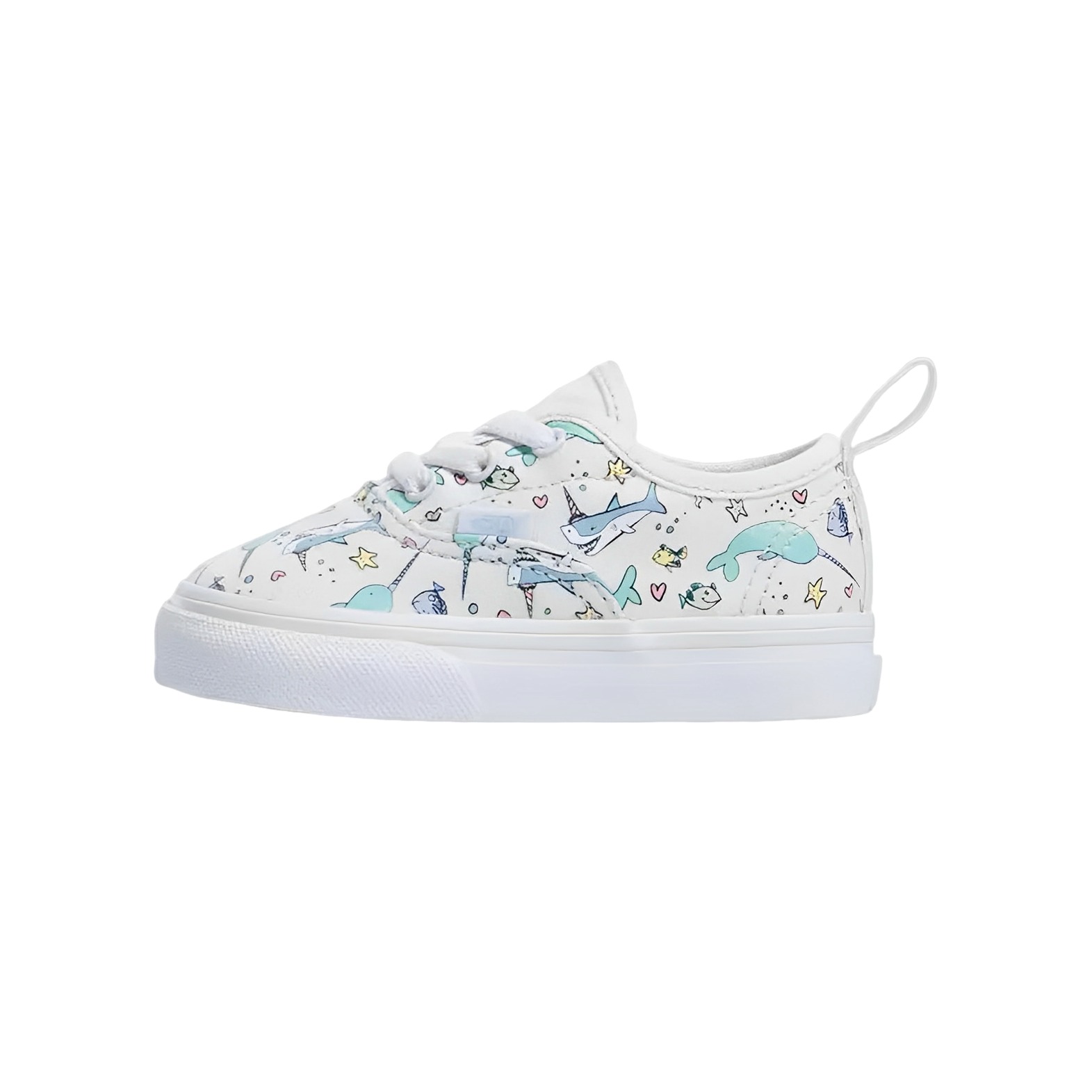 (Infant) Vans Authentic Elastic 'Shark Party' VN0A4BUYWHL