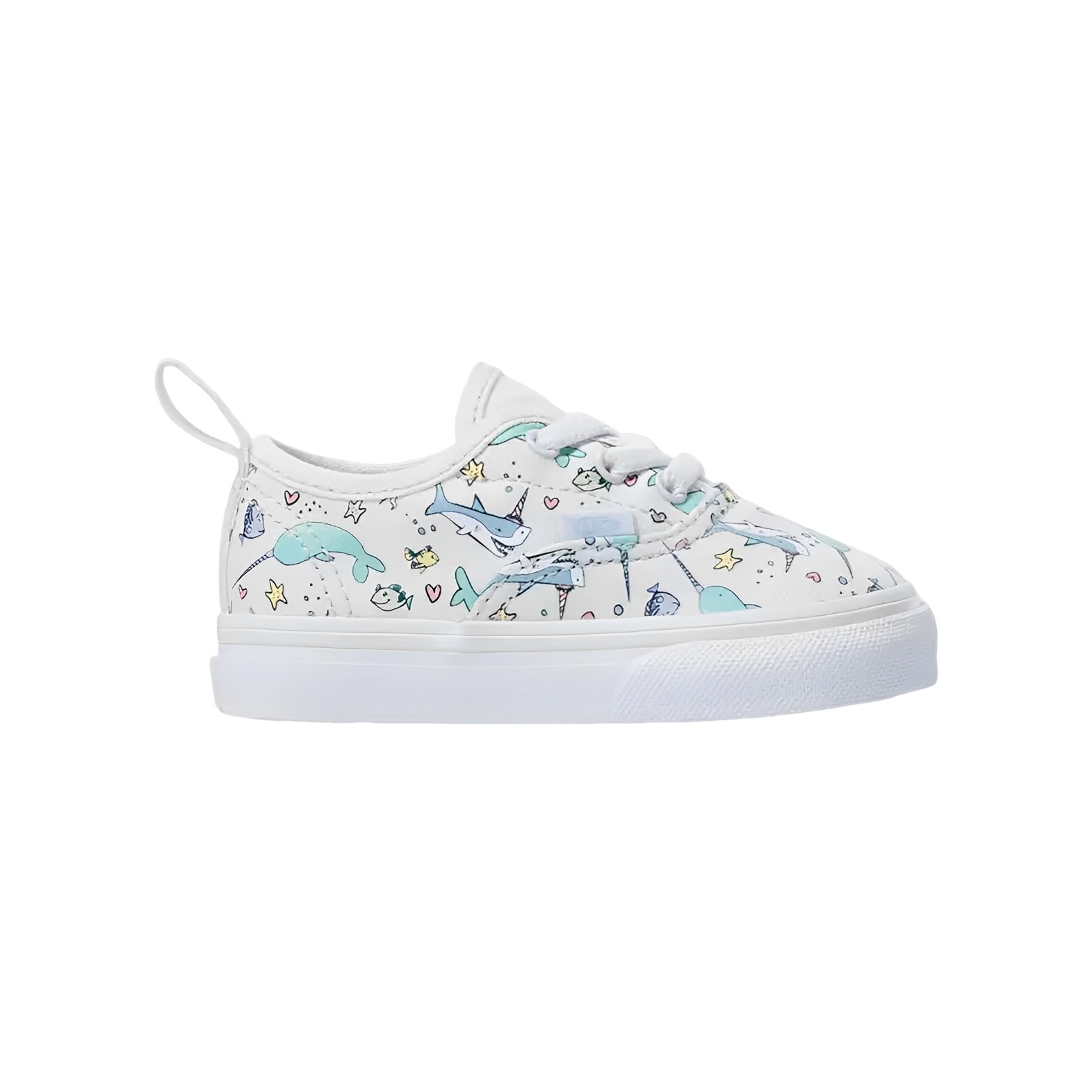 Order (TD) Vans Authentic Elastic "Shark Party" Kinder Sneaker VN0A4BUYWHL