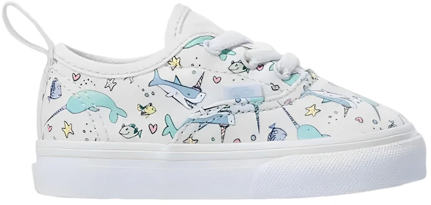 (TD) Vans Authentic Elastic "Shark Party" Kinder Sneaker VN0A4BUYWHL Order (TD) Vans Authentic Elastic "Shark Party" Kinder Sneaker VN0A4BUYWHL