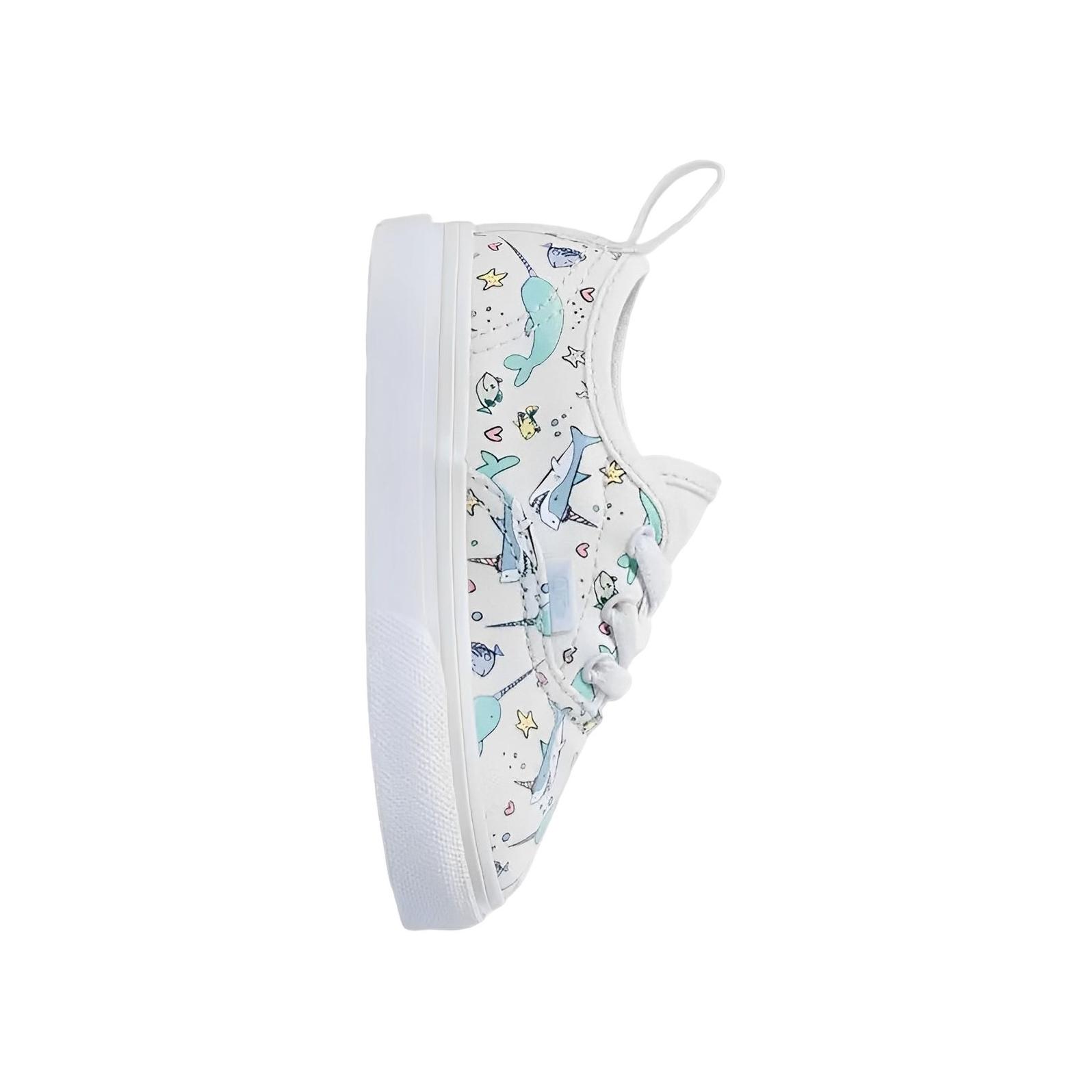 Lookbook (TD) Vans Authentic Elastic "Shark Party" Kinder Sneaker VN0A4BUYWHL