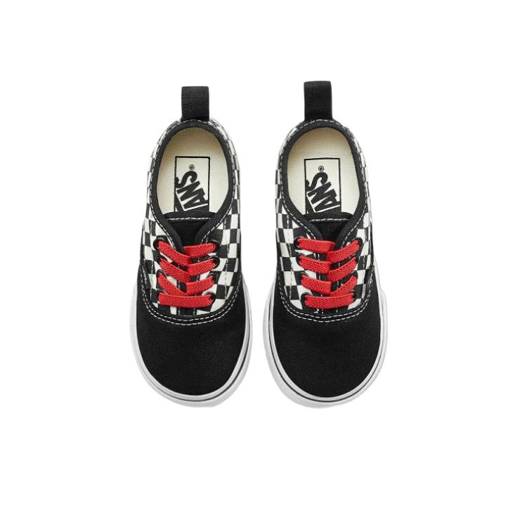 Lookbook (TD) Vans Authentic Elastic Lace ''Checkerboard - Zwart'' VN0A38E8U3Z