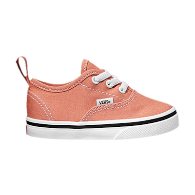 (Infant) Vans Authentic Elastic Lace 'Peach Pink'
