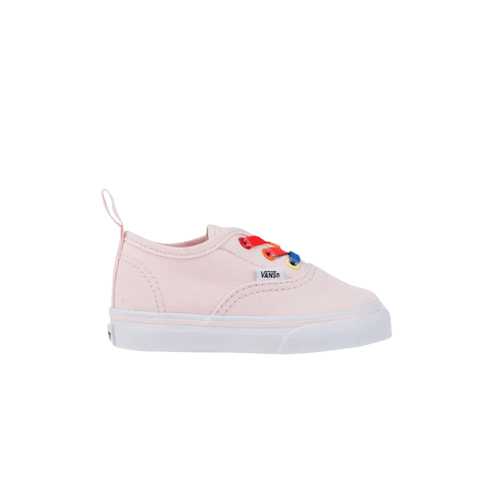 (Infant) Vans Authentic Elastic Lace 'Rainbow Shine - Heavenly Pink' VN0A38E8U43