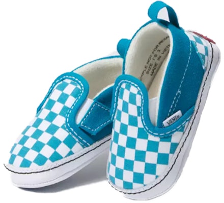Vans Slip-On V Crib Azul Cuadros VN0A2XSLW3V Shop Vans Slip-On V Crib Azul Cuadros VN0A2XSLW3V