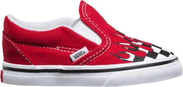 (TD) Vans クラシックスリッポン チェッカーフレイム (レーシングレッド) VN0A32QJRX5 Buy (TD) Vans クラシックスリッポン チェッカーフレイム (レーシングレッド) VN0A32QJRX5