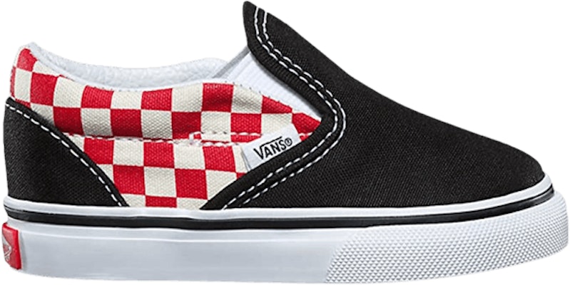 (Infant) Vans Classic Slip-On 'Checkerboard - Black Red' VN0A32QJ35U Buy (Infant) Vans Classic Slip-On 'Checkerboard - Black Red' VN0A32QJ35U