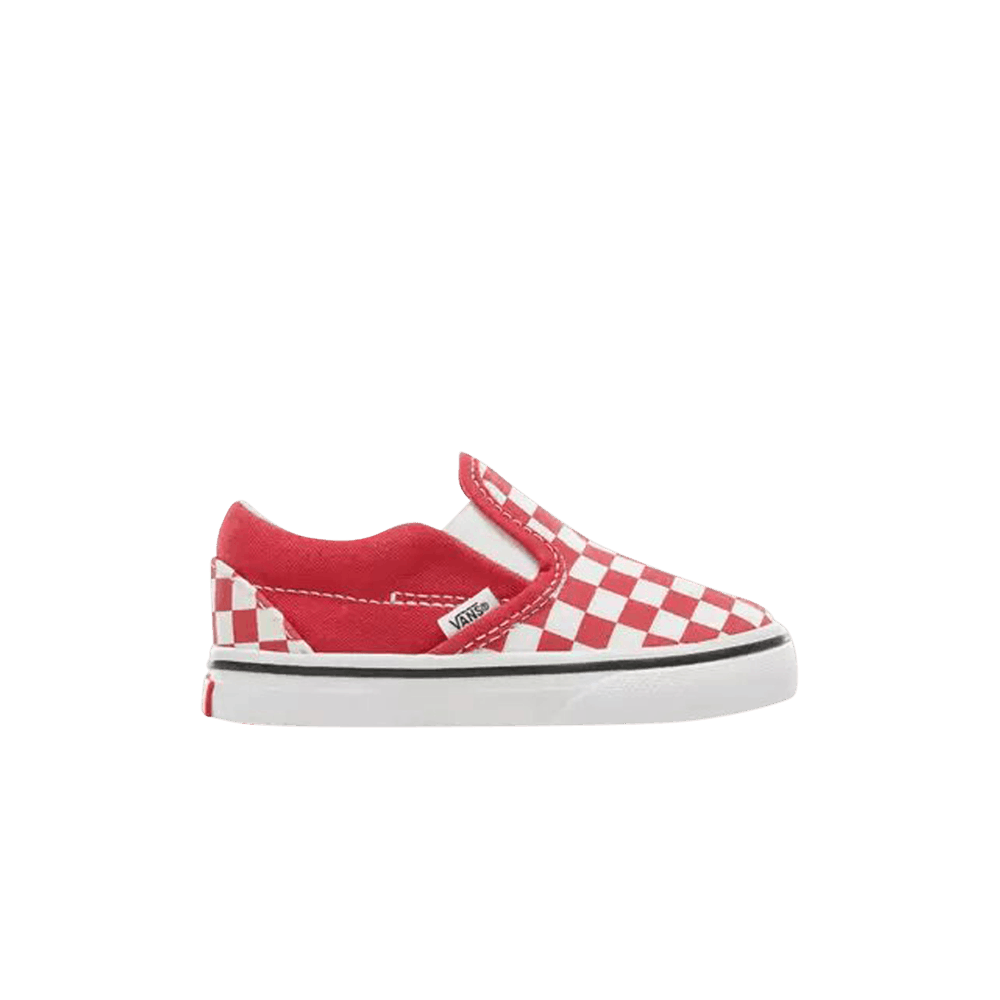 (Infant) Vans Classic Slip-On 'Checkerboard - Crimson' VN0A32QJRG8