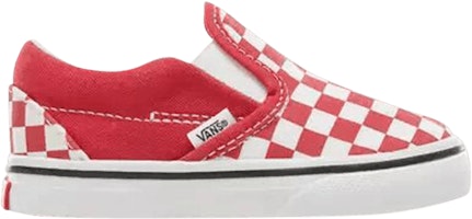(Infant) Vans Classic Slip-On 'Checkerboard - Crimson' VN0A32QJRG8 (Infant) Vans Classic Slip-On 'Checkerboard - Crimson' VN0A32QJRG8