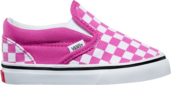 (嬰兒) Vans 經典一腳蹬鞋 '棋盤格 - 覆盆子玫瑰' VN0A32QJQ6T Buy (嬰兒) Vans 經典一腳蹬鞋 '棋盤格 - 覆盆子玫瑰' VN0A32QJQ6T