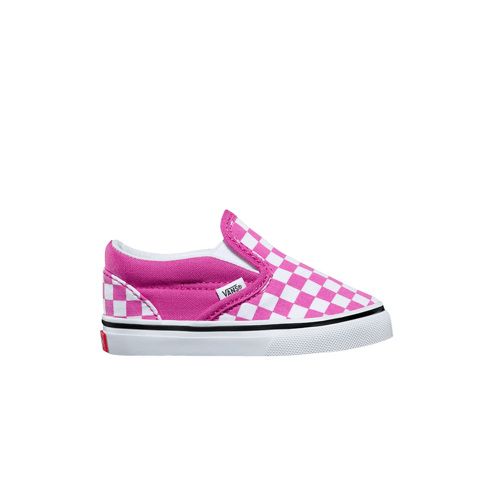 Buy (TD) Vans经典一脚蹬“棋盘格-覆盆子玫瑰” VN0A32QJQ6T