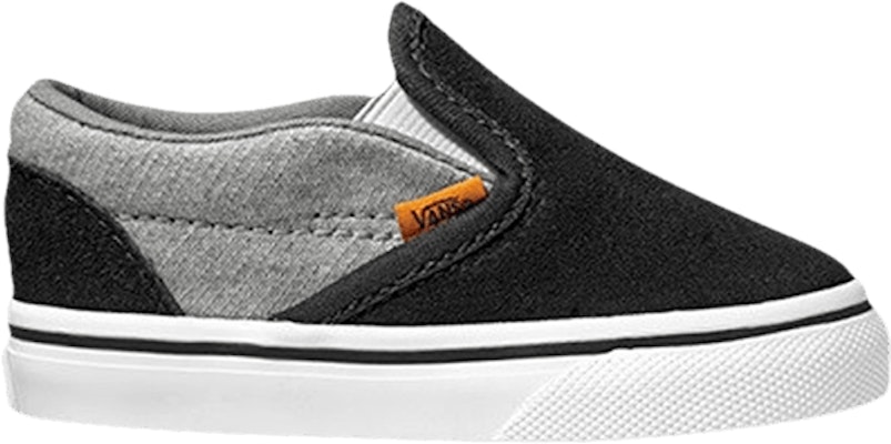 (TD) Vans Clásicas Sin Cordones 'Gris Negro' VN000EX8U46 Buy (TD) Vans Clásicas Sin Cordones 'Gris Negro' VN000EX8U46