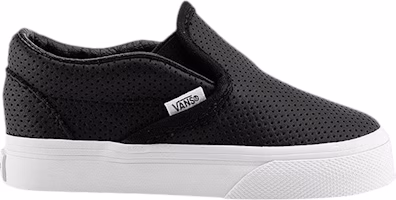 (Infant) Vans Classic Slip-On 'Perf Leather - Black' VN000ZCRDJ6 (Infant) Vans Classic Slip-On 'Perf Leather - Black' VN000ZCRDJ6