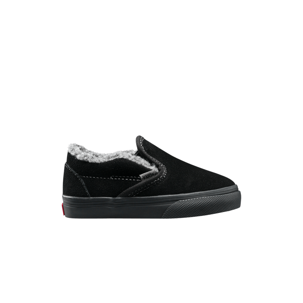 (Infant) Vans Classic Slip-On 'Sherpa - Black' VN0A32QJQQI