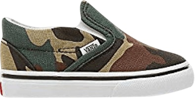 (Infant) Vans Classic Slip-On 'Woodland Camo' VN000EX8NRA (Infant) Vans Classic Slip-On 'Woodland Camo' VN000EX8NRA