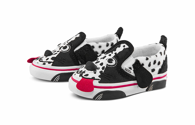 Vans Slip-On Pattern Low Tops Casual Skateboarding Shoes Black White 圖 2
