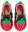 Lookbook (TD) Vans Slip-On Velcro 'Hitam Merah' VN0005WHREB