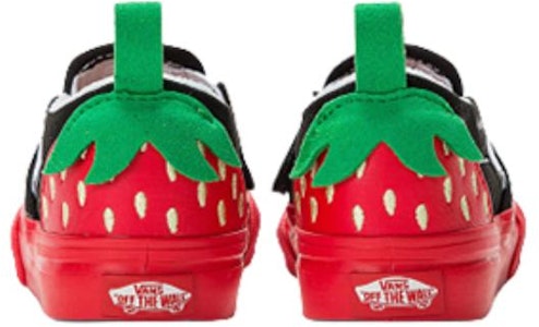 (TD) Vans Slip-On con Velcro 'Negro Rojo' VN0005WHREB Purchase (TD) Vans Slip-On con Velcro 'Negro Rojo' VN0005WHREB