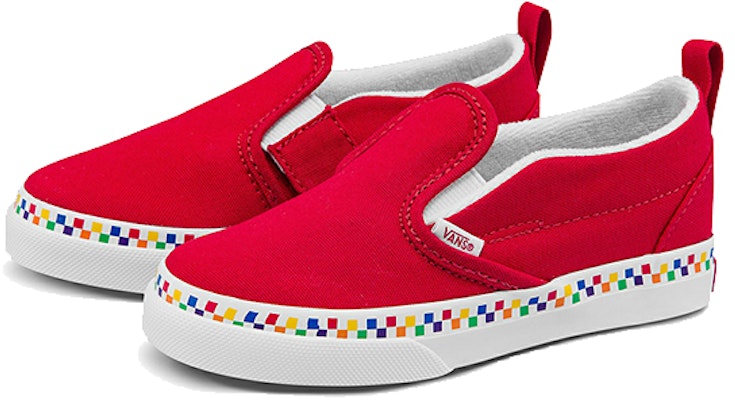 (TD) Vans Slip-On Sneakers Merah 'Red White' VN000UBSABT Order (TD) Vans Slip-On Sneakers Merah 'Red White' VN000UBSABT