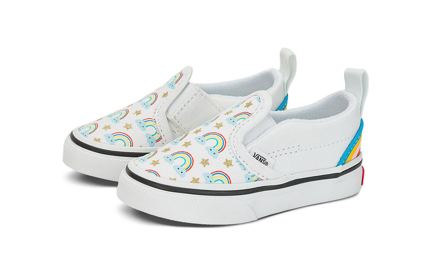 Order (TD) Vans魔术贴便鞋‘耀眼彩虹’ VN0A3488AHP