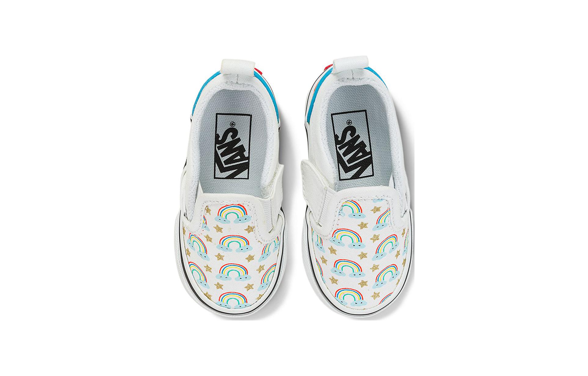 Lookbook (TD) Vans魔术贴便鞋‘耀眼彩虹’ VN0A3488AHP