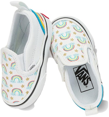 (TD) Vans Slip-On Kait Berperekat 'Pelangi Keren' VN0A3488AHP Shop (TD) Vans Slip-On Kait Berperekat 'Pelangi Keren' VN0A3488AHP