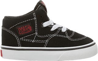 (Infant) Vans Half Cab 'Black Racing Red' VN0A38EDJV6 (Infant) Vans Half Cab 'Black Racing Red' VN0A38EDJV6