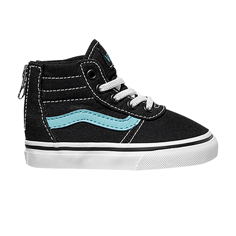 (Infant) Vans Maddie High Zip 'Black Blue Radiance' VN0A3IT4OD9